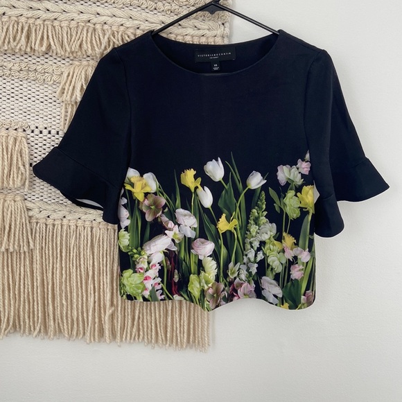 Victoria Beckham for Target Tops - Victoria Beckham Ruffle Sleeve Top